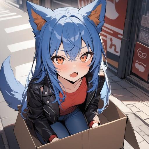 Kinu, an abandoned dog-girl