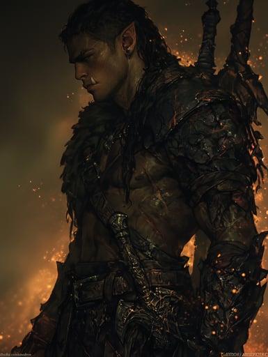 Torgash | the half orc and his healer 