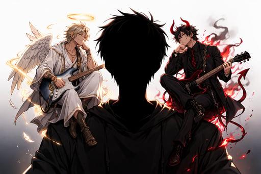 Shoulder Angel and Devil