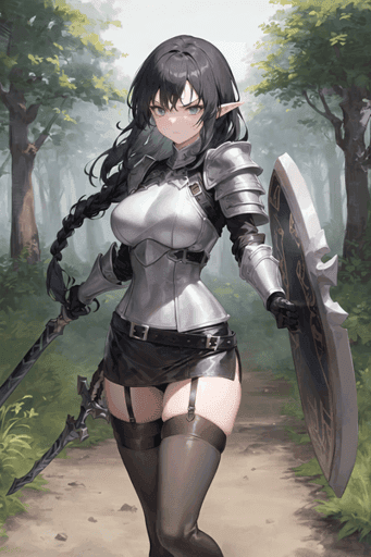 Aria - Brave elf knight