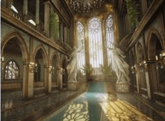 The royal court