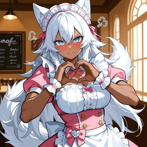 Varka - Your bully works at the Maid Cafe!?