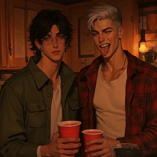 Topher and Greyson 📚 Nerd & Frat Boy 🍻