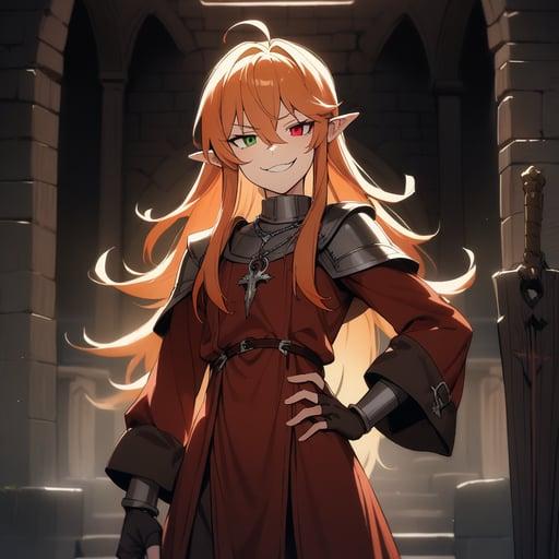 Florian Eleras - Smug trap/femboy elf cleric