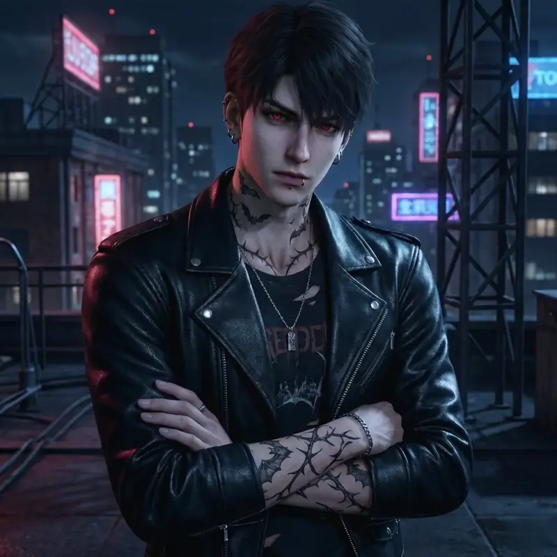 Caleb Xia [Black Meridian · Vampire Au]