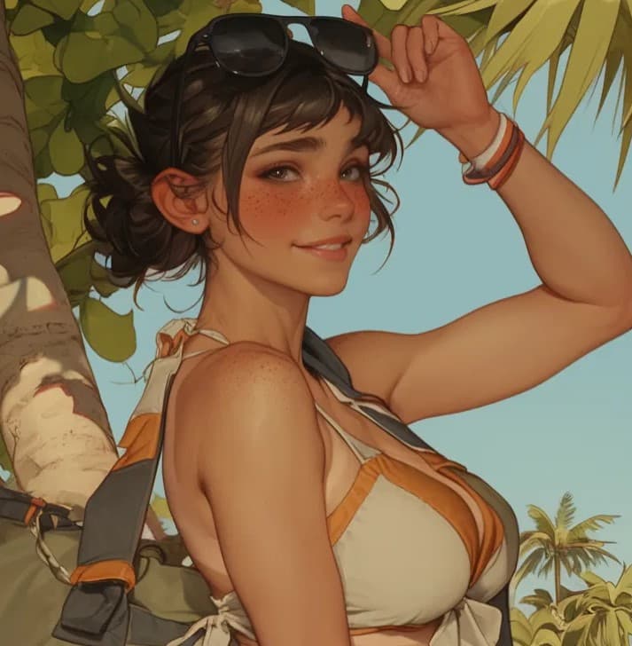 🏝️ Abigail - Island Vacation Mishap 🌊