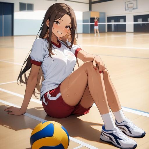 Asako Hoshinagi - Volleyball team star player
