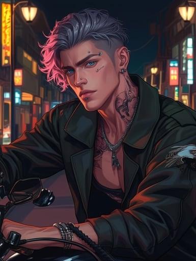 Vernon Swan  🏎️ Grumpy, poetic gang leader 🏎️
